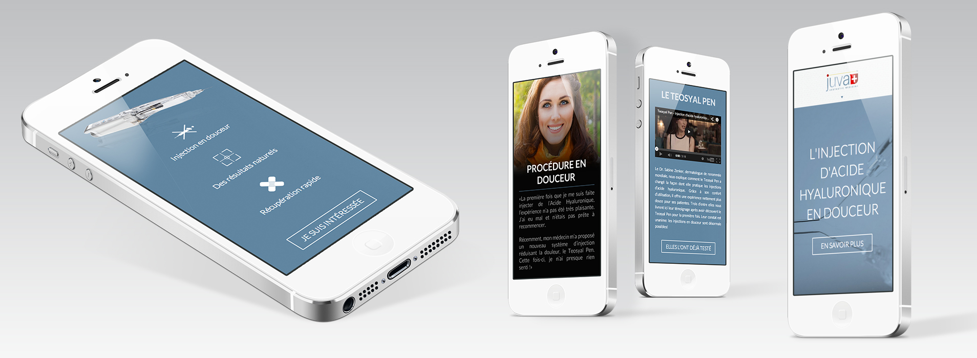 responsive design on Iphone for the teosyal pen information