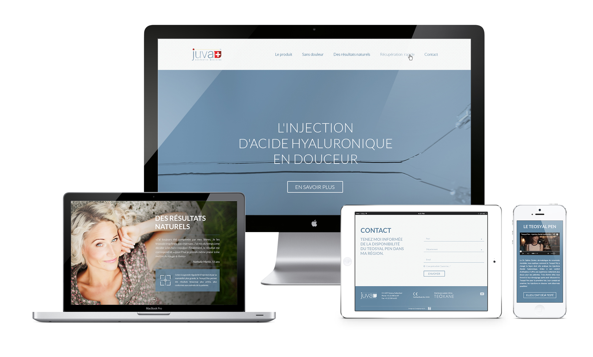 Visuels du responsive design sur tous les appareils