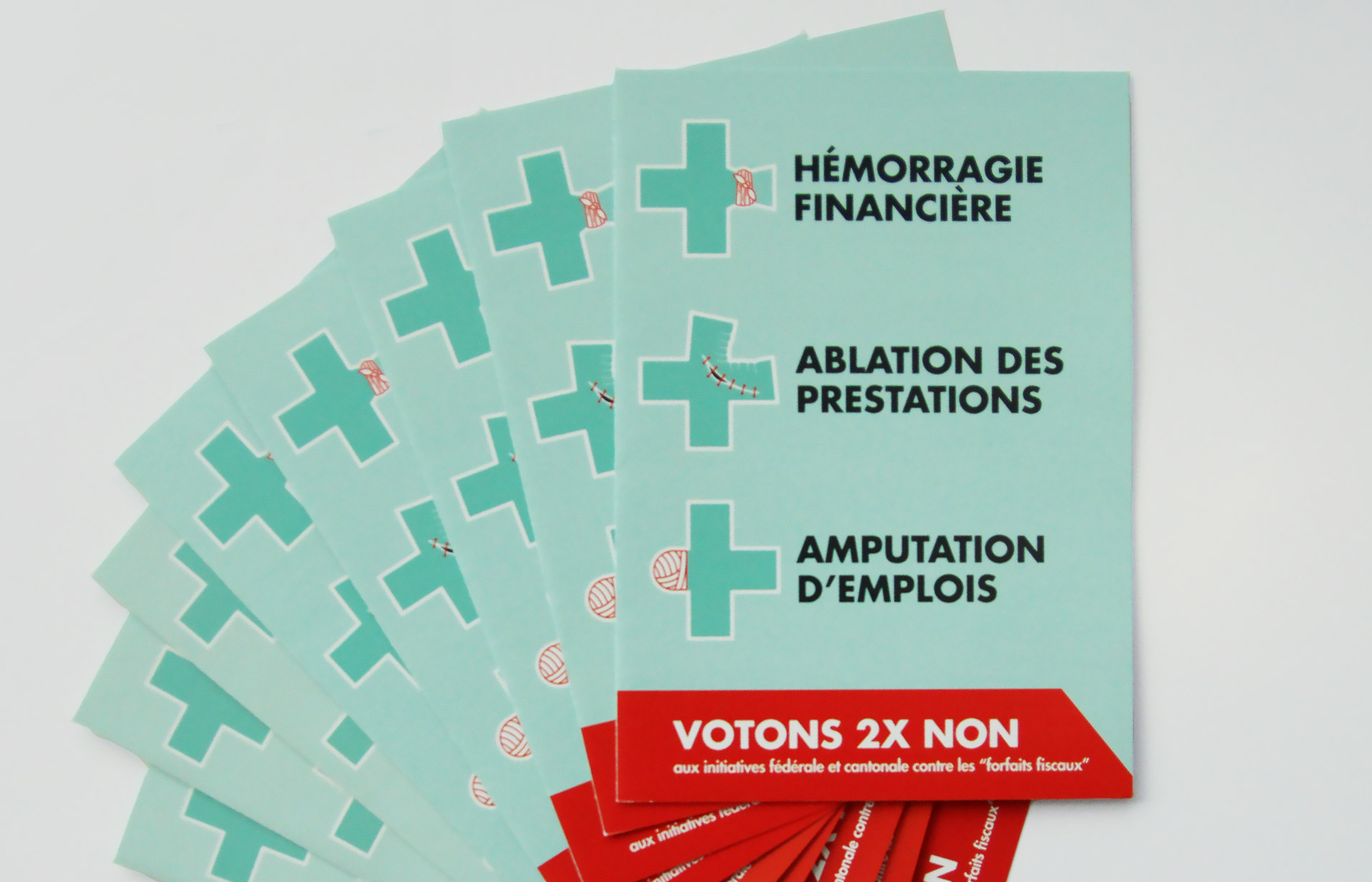 Flyer de la campagne politique