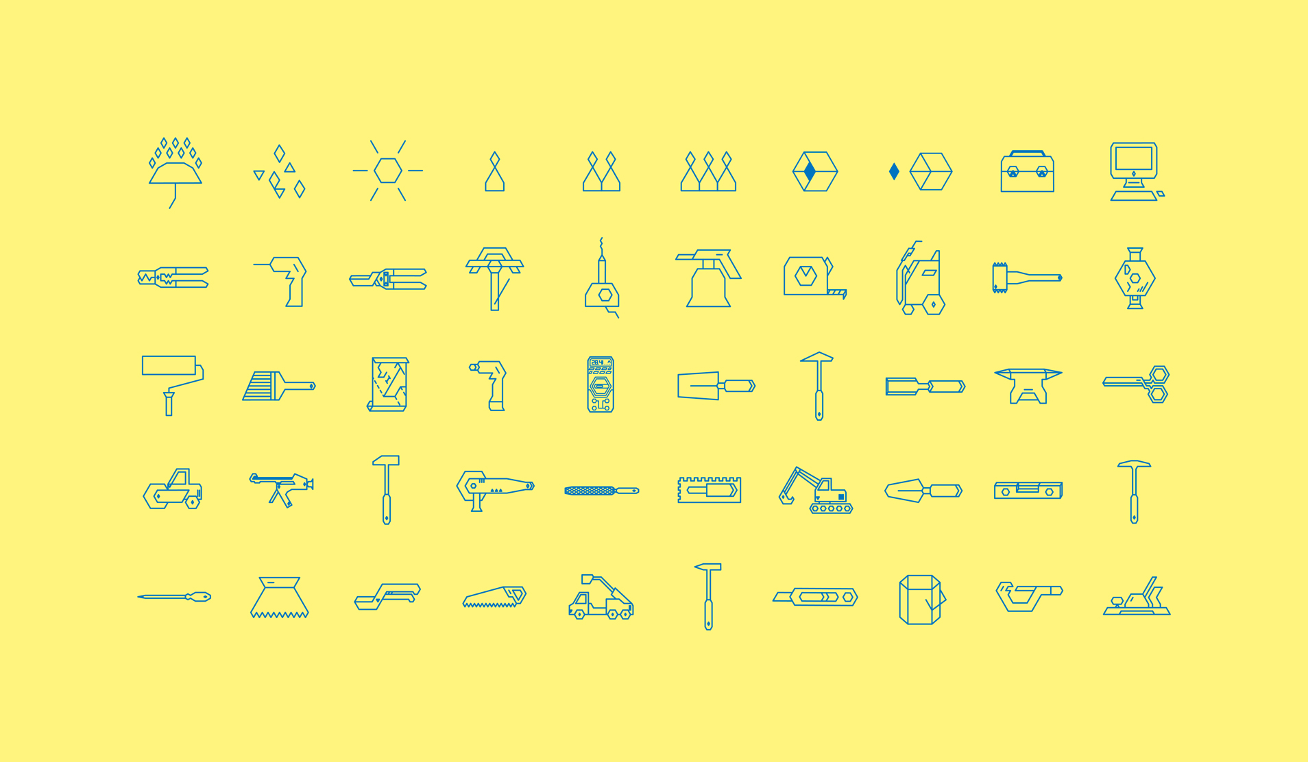Icons of tools