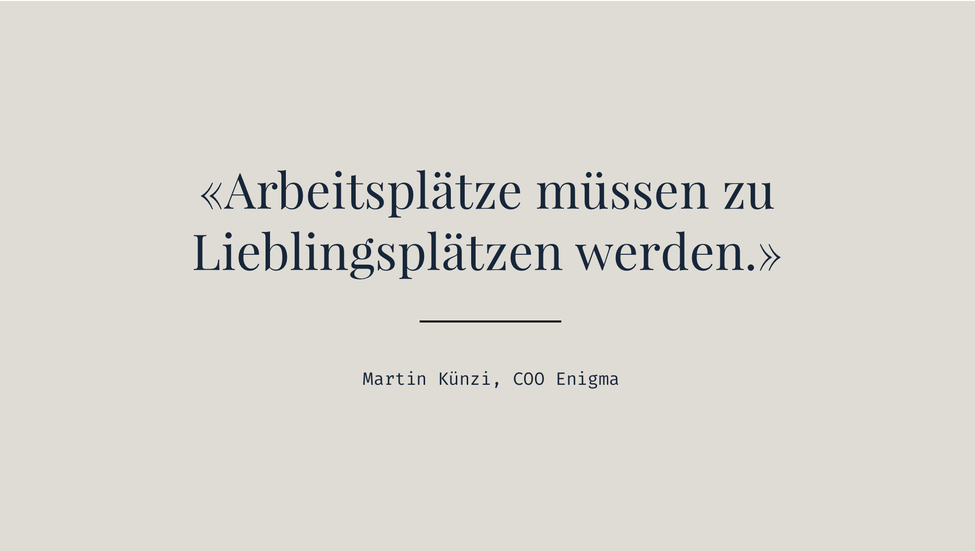 Quote Martin better spaces