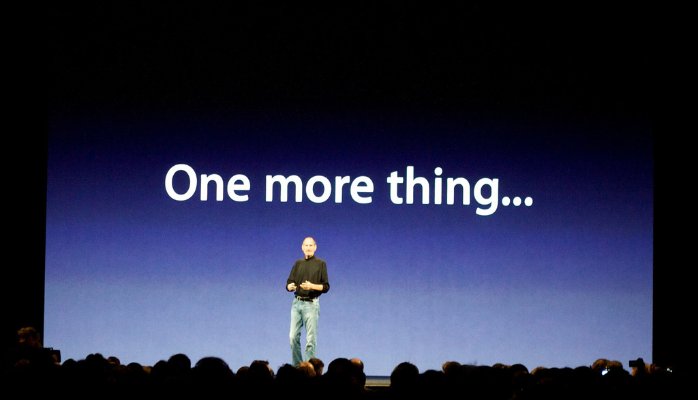 Steve Jobs – One more thing