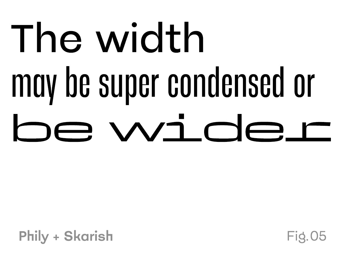 What's width in Type Design?