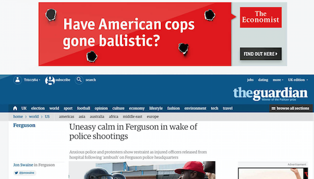 The Economist Have American cops gone ballistic?