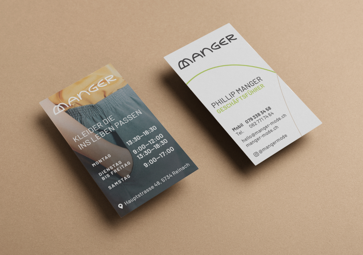 two vertical witbusiness cards mockup floating over a solid surface 21949